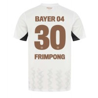 Bayer Leverkusen Jeremie Frimpong #30 Bortedrakt 2024-25 Kortermet